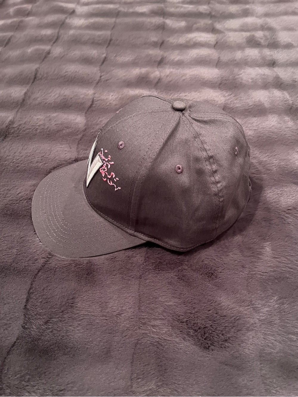 MLB Washington Nationals Cherry Blossoms Gray Adjustable Baseball Hat - Picture 4 of 9